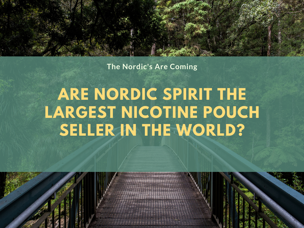 Are Nordic Spirit the largest nicotine pouch seller in the world?