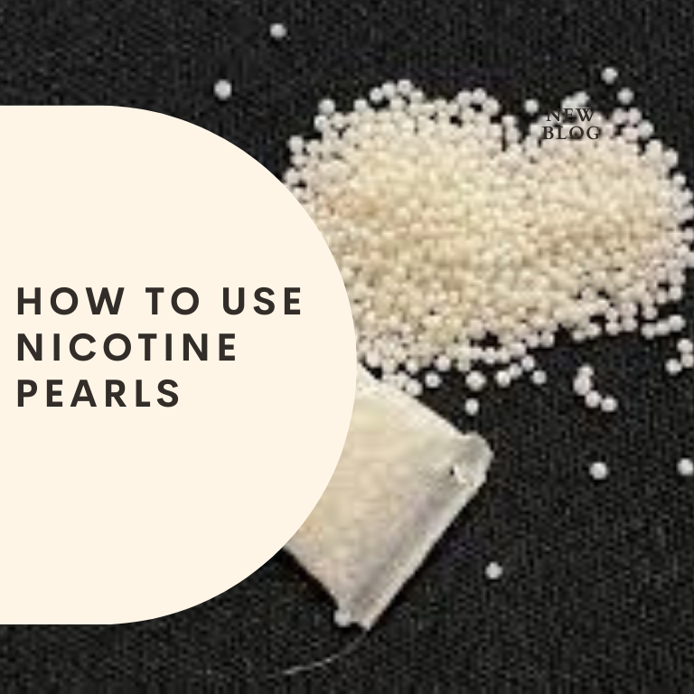 How to use Nicotine Pearls