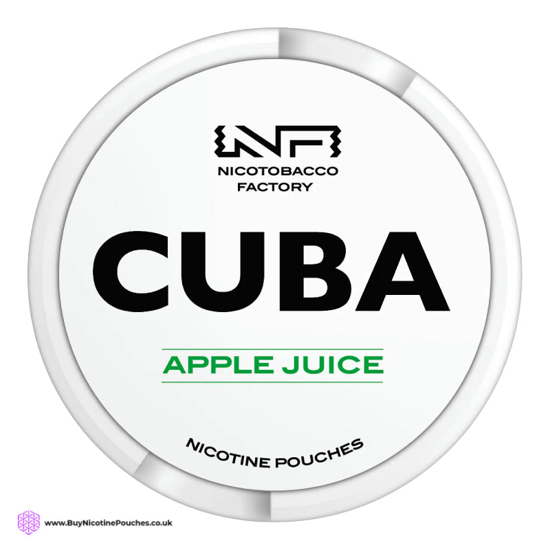 Apple Juice White Nicotine Pouches by Cuba