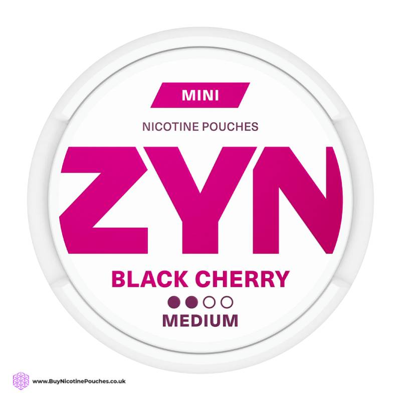 Black Cherry Mini 2Dots Nicotine Pouches by ZYN