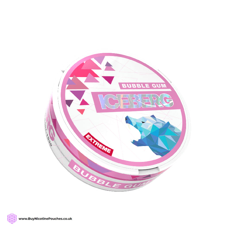 Bubblegum Extreme Nicotine Pouches by Iceberg