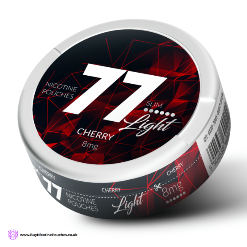 Cherry Light Nicotine Pouches By 77 8MG