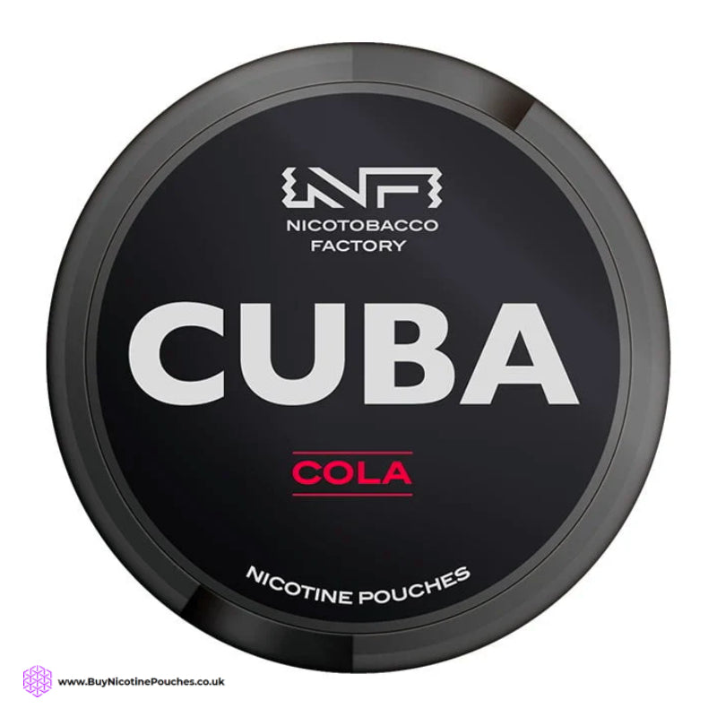 Cola Black Nicotine Pouches by Cuba 66MG