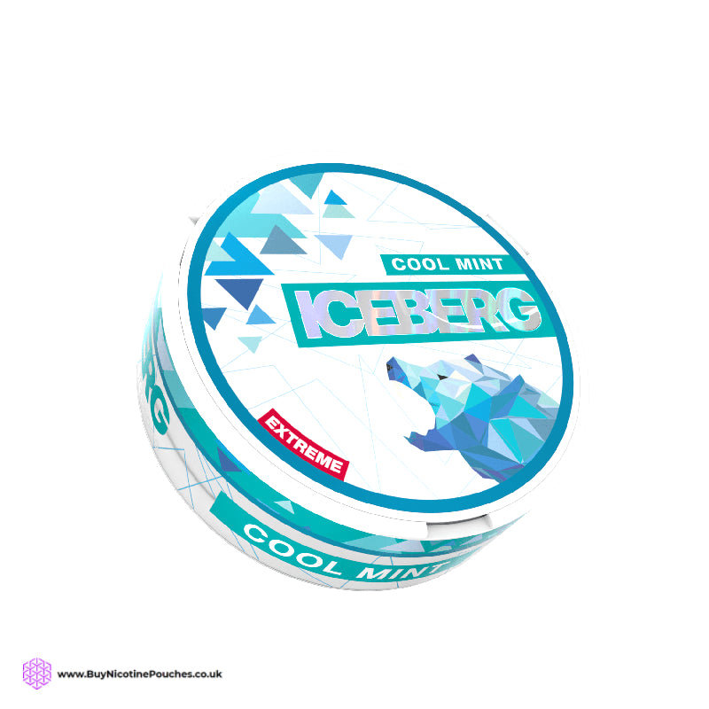 Cool Mint Extreme Nicotine Pouches by Iceberg