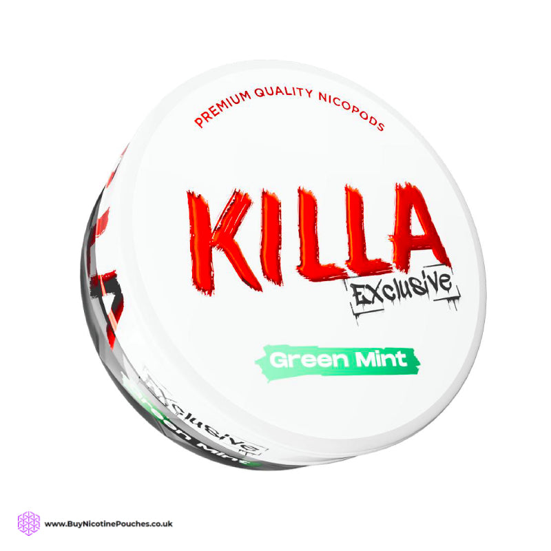 Green Mint Nicotine Pouches by Killa