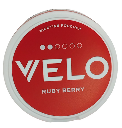 Ruby Berry Nicotine Pouches by Velo