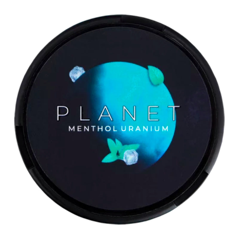 Menthol Uranium Nicotine Pouches by Planet 16MG