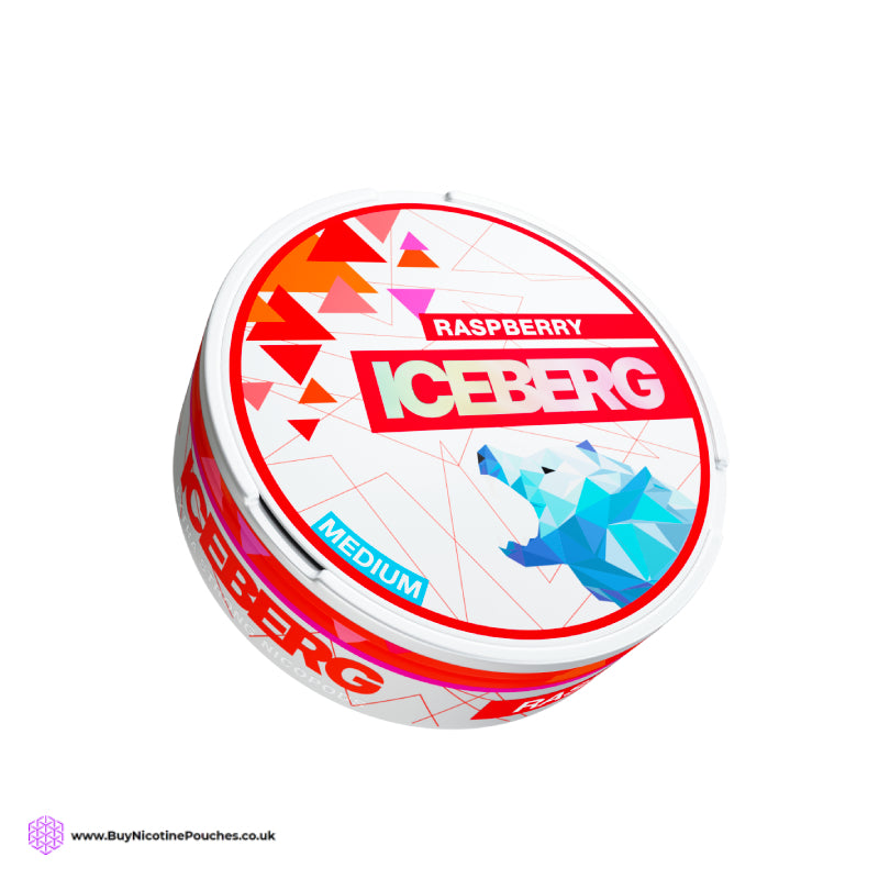 Raspberry Nicotine Pouches by Iceberg