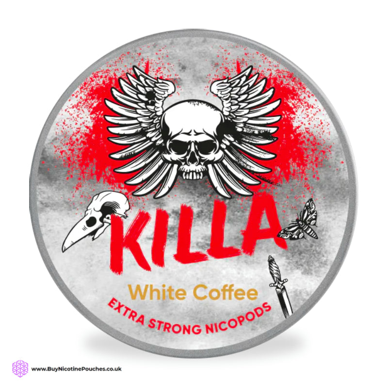 White Coffee Nicotine Pouches by Killa 16MG