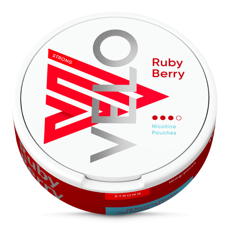 Ruby Berry Nicotine Pouches by Velo 10MG