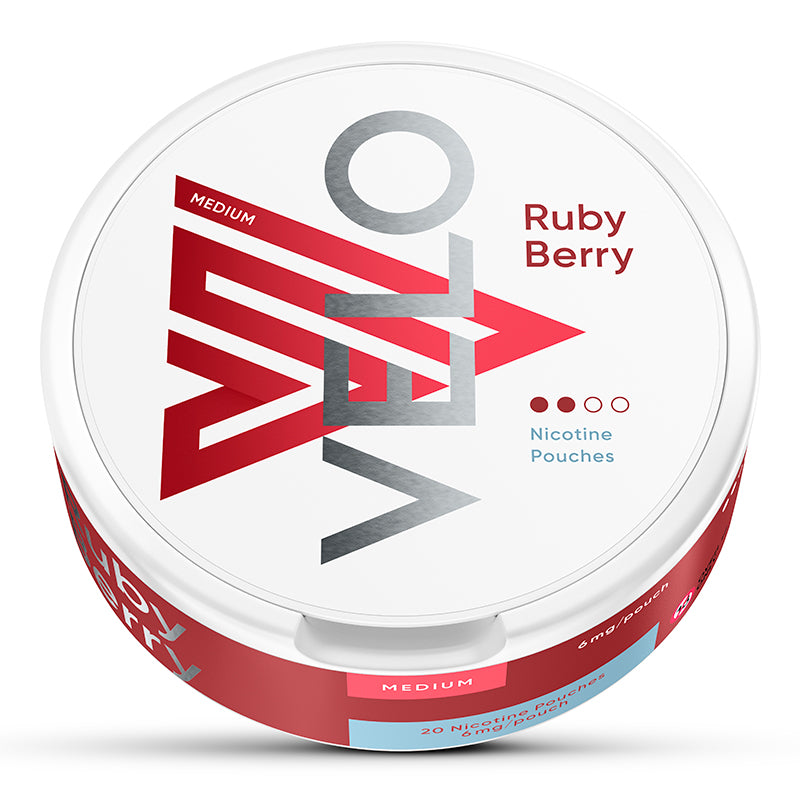 Ruby Berry Nicotine Pouches by Velo 6MG